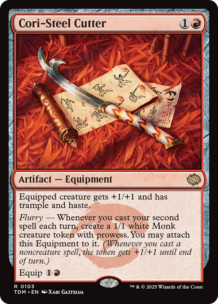 Image of Cori-Steel Cutter (TDM-103) - Tarkir: Dragonstorm
