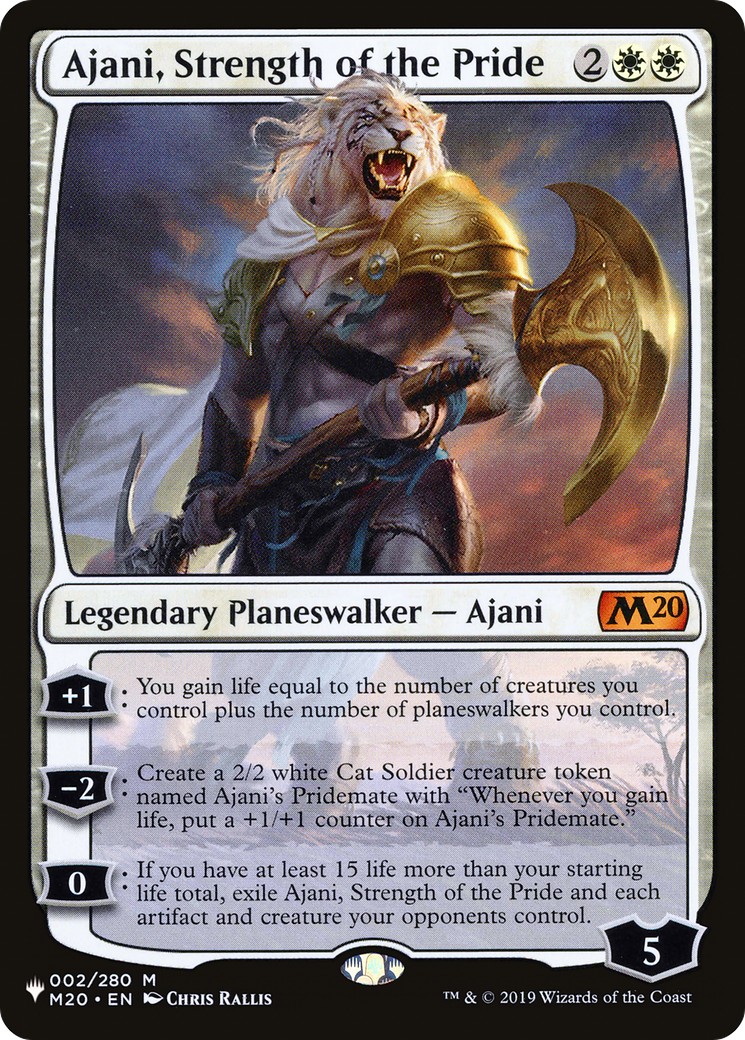 Image of Ajani, Strength of the Pride (LIST-M20-2) - The List