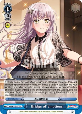 Image of Bridge of Emotions (BD/W95-E119 U) - BanG Dream! Girls Band Party! 5th Anniversary