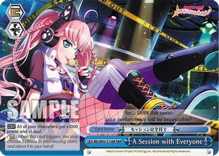 Image of A Session with Everyone (RRR) (BD/W95-E126R RRR) - BanG Dream! Girls Band Party! 5th Anniversary