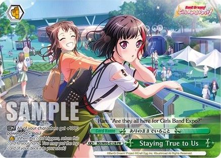 Image of Staying True to Us (PR) (BD/W95-E128 PR) - BanG Dream! Girls Band Party! 5th Anniversary