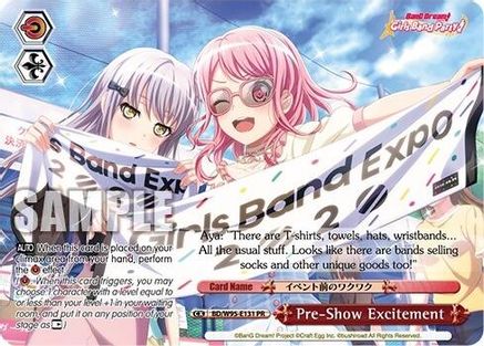 Image of Pre-Show Excitement (PR) (BD/W95-E131 PR) - BanG Dream! Girls Band Party! 5th Anniversary