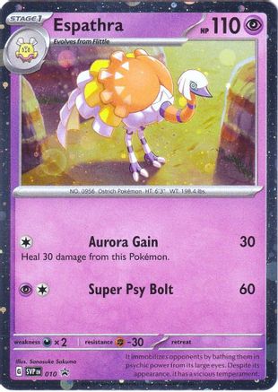 Image of Espathra 010  - Holofoil SV Scarlet & Violet Promo Cards - Promo