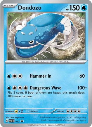 Image of Dondozo 012  - Holofoil SV Scarlet & Violet Promo Cards - Promo