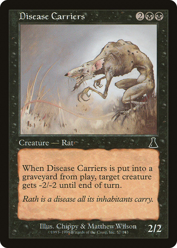 Image of Disease Carriers (UDS-057) - Urza's Destiny Foil