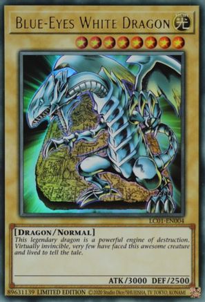 Image of Blue-Eyes White Dragon (25th Anniversary Edition) (LC01-EN004) - Legendary Collection: 25th Anniversary Edition Limited