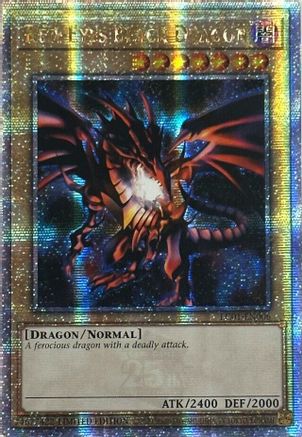 Image of Red-Eyes Black Dragon (Quarter Century Secret Rare) (LC01-EN006) - Legendary Collection: 25th Anniversary Edition Limited