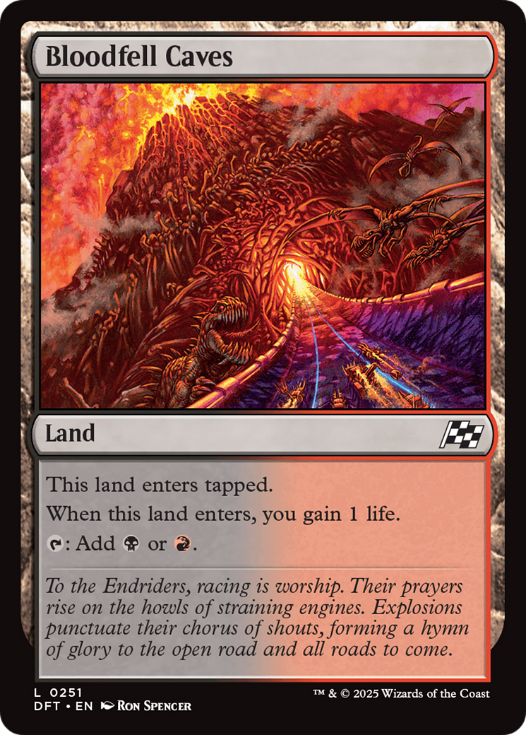 Image of Bloodfell Caves (DFT-251) - Aetherdrift Foil