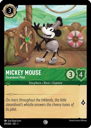 Image of Mickey Mouse - Steamboat Pilot (89/204) - The First Chapter Cold Foil