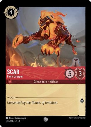 Image of Scar - Fiery Usurper (122/204) - The First Chapter Cold Foil