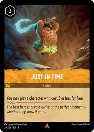 Image of Just in Time (29/204) - The First Chapter Cold Foil
