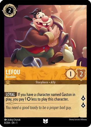 Image of Lefou - Bumbler (8/204) - The First Chapter Cold Foil