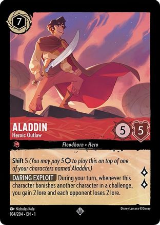 Image of Aladdin - Heroic Outlaw (104/204) - The First Chapter
