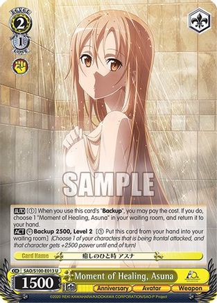 Image of Moment of Healing, Asuna (SAO/S100-E013 U) - Sword Art Online Animation 10th Anniversary