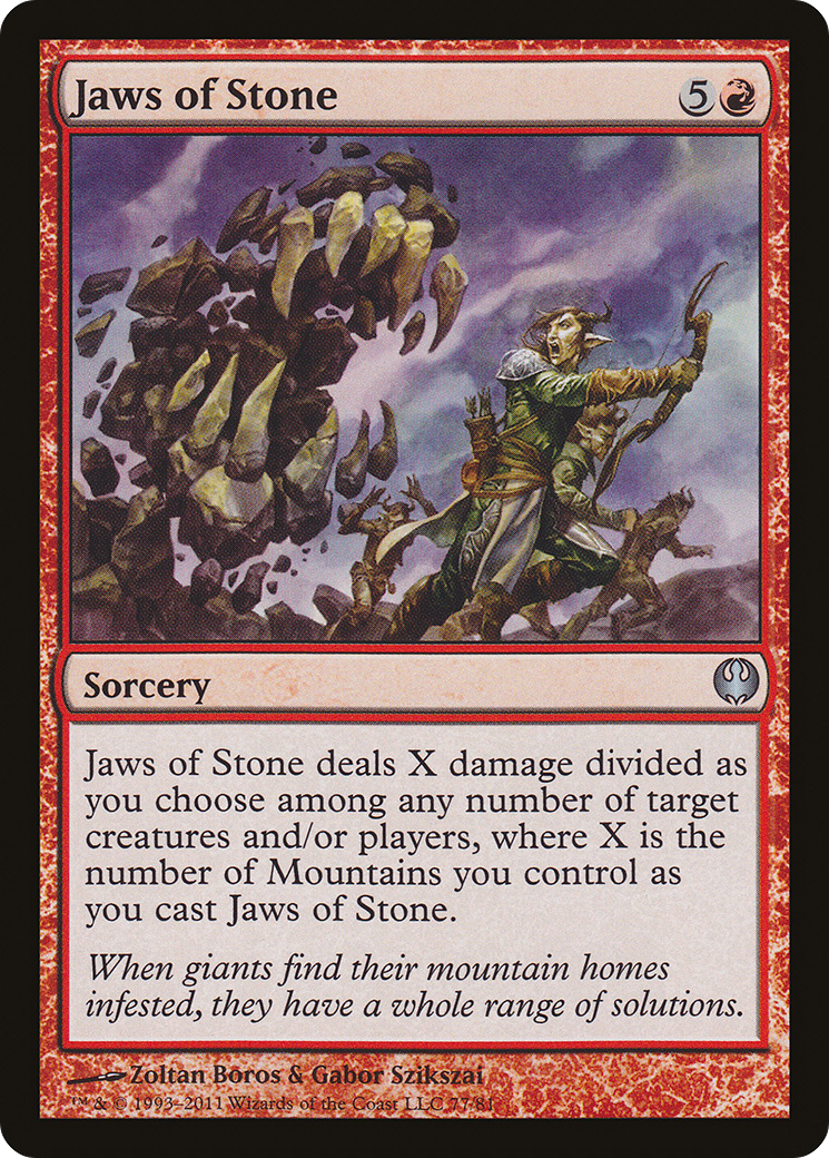 Image of Jaws of Stone (DDG-077) - Duel Decks: Knights vs. Dragons