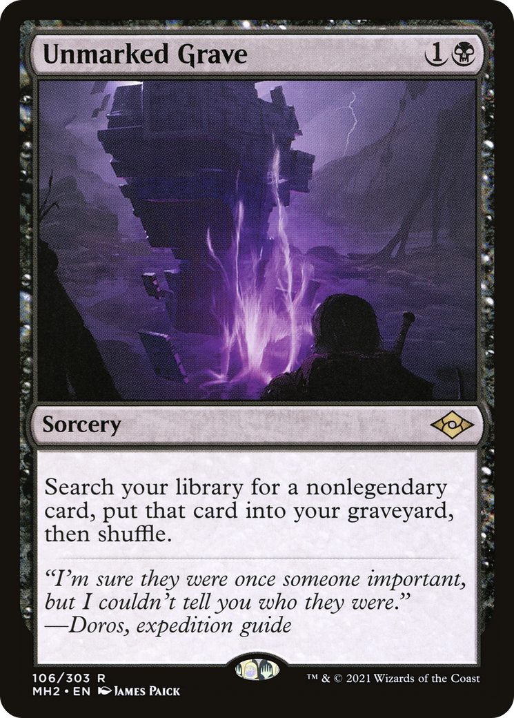 Image of Unmarked Grave (MH2-106) - Modern Horizons 2 Foil