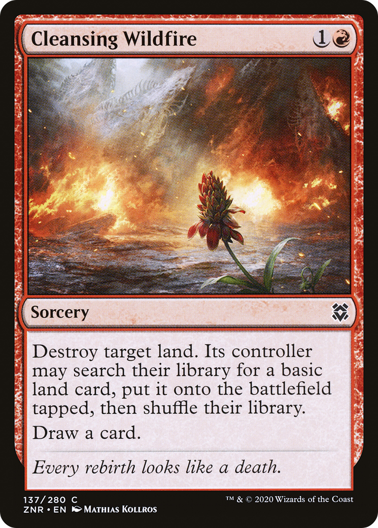 Image of Cleansing Wildfire (ZNR-137) - Zendikar Rising