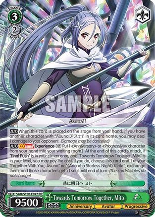 Image of Towards Tomorrow Together, Mito (SAO/S100-E027 RR) - Sword Art Online Animation 10th Anniversary