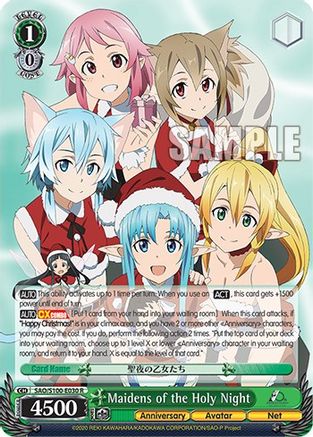 Image of Maidens of the Holy Night (SAO/S100-E030 R) - Sword Art Online Animation 10th Anniversary