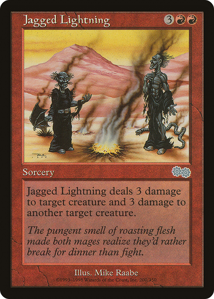 Image of Jagged Lightning (USG-200) - Urza's Saga