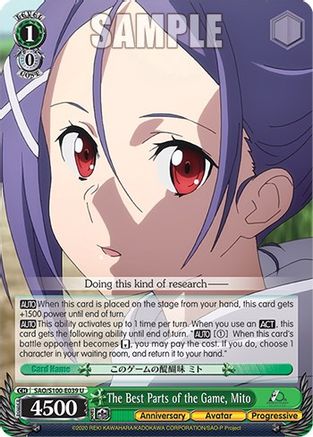 Image of The Best Parts of the Game, Mito (SAO/S100-E039 U) - Sword Art Online Animation 10th Anniversary