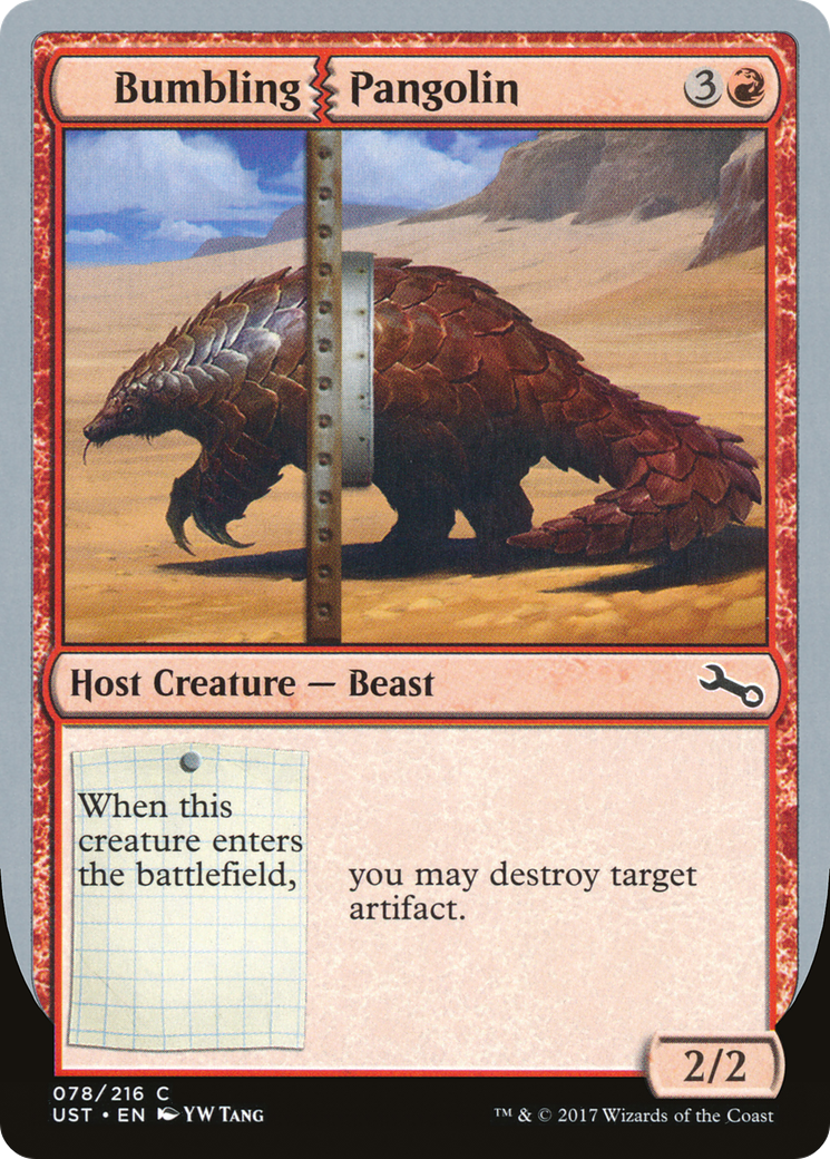 Image of Bumbling Pangolin (UST-078) - Unstable