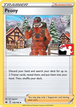 Image of Peony 150  - Holofoil Prize Pack Series Cards - Uncommon