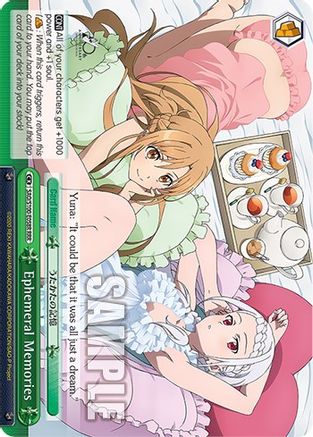 Image of Ephemeral Memories (RRR) (SAO/S100-E058R RRR) - Sword Art Online Animation 10th Anniversary