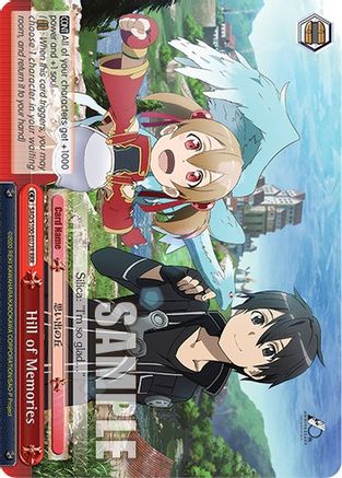 Image of Hill of Memories (RRR) (SAO/S100-E073R RRR) - Sword Art Online Animation 10th Anniversary