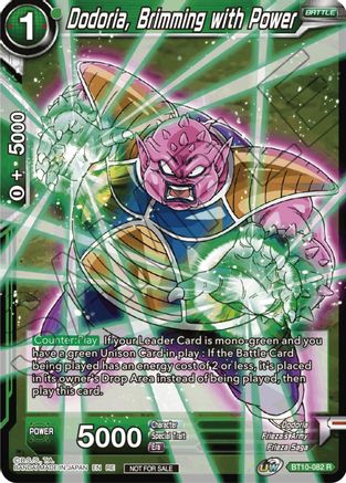 Image of Dodoria, Brimming with Power (Championship Selection Pack 2023 Vol.1) (BT10-082) - Tournament Promotion Cards Foil