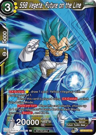 Image of SSB Vegeta, Future on the Line (Championship Selection Pack 2023 Vol.1) (BT16-077) - Tournament Promotion Cards Foil