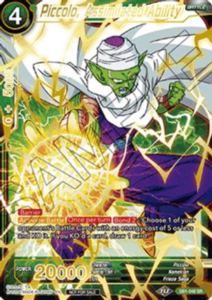 Image of Piccolo, Assimilated Ability (Alt. Art Card Set 2023 Vol. 1) (DB1-048) - Tournament Promotion Cards Foil