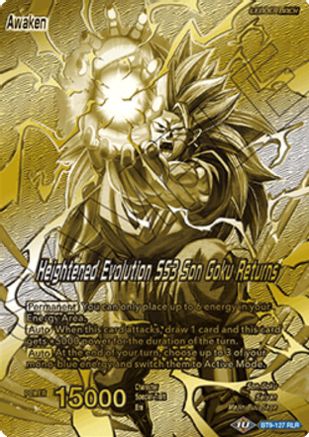 Image of Son Goku // Heightened Evolution SS3 Son Goku Returns (Championship 2023 Golden Card Vol.1) (BT9-127) - Tournament Promotion Cards Foil