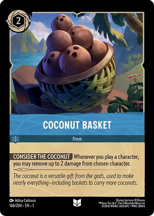 Image of Coconut Basket (166/204) - The First Chapter Cold Foil