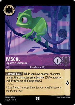 Image of Pascal - Rapunzel's Companion (53/204) - The First Chapter Cold Foil