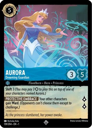 Image of Aurora - Dreaming Guardian (139/204) - The First Chapter Cold Foil