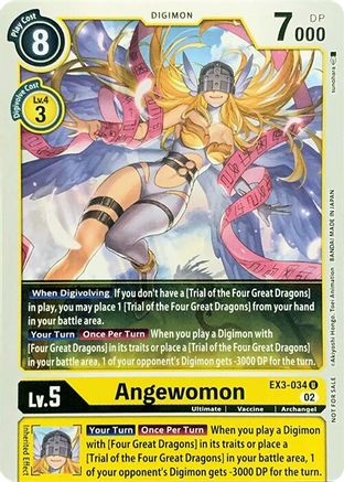 Image of Angewomon (EX3-034) - Revision Pack Cards