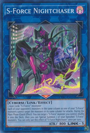 Image of S-Force Nightchaser (CYAC-EN050) - Cyberstorm Access 1st Edition