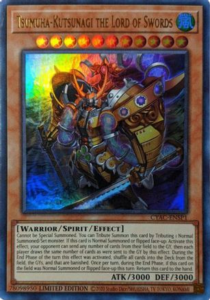 Image of Tsumuha-Kutsunagi the Lord of Swords (CYAC-ENSP1) - Cyberstorm Access Limited