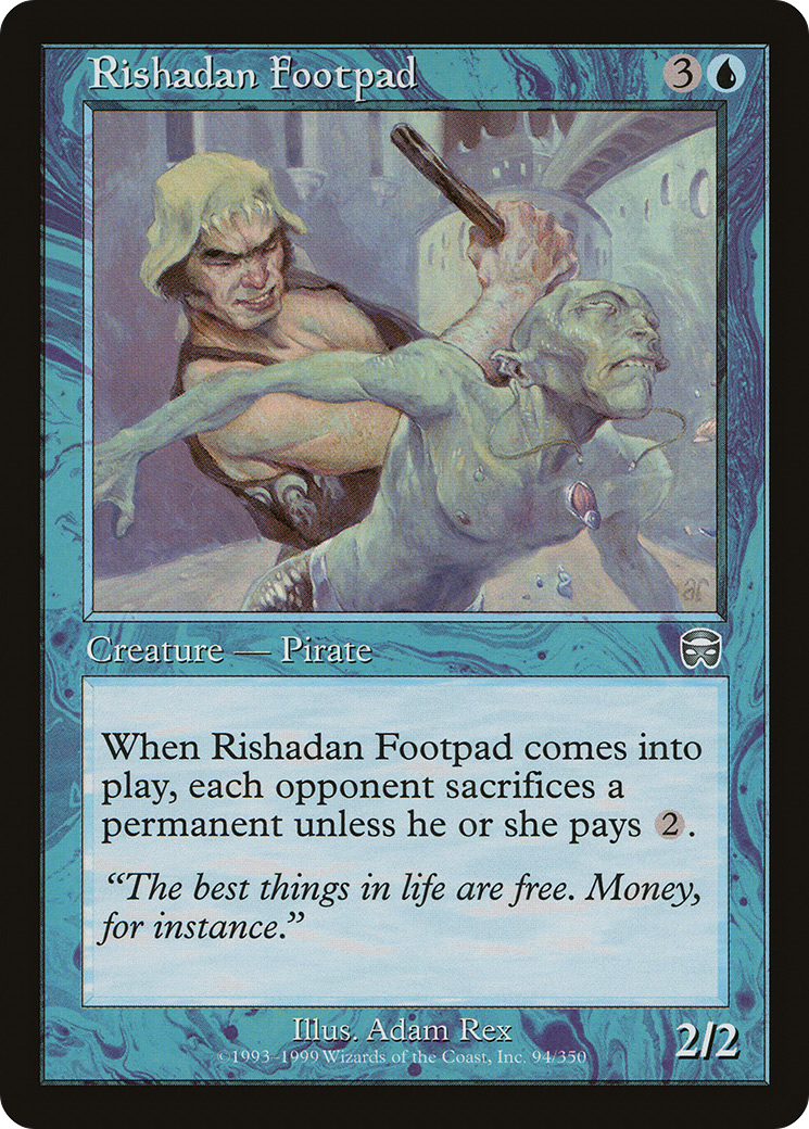 Image of Rishadan Footpad (MMQ-094) - Mercadian Masques