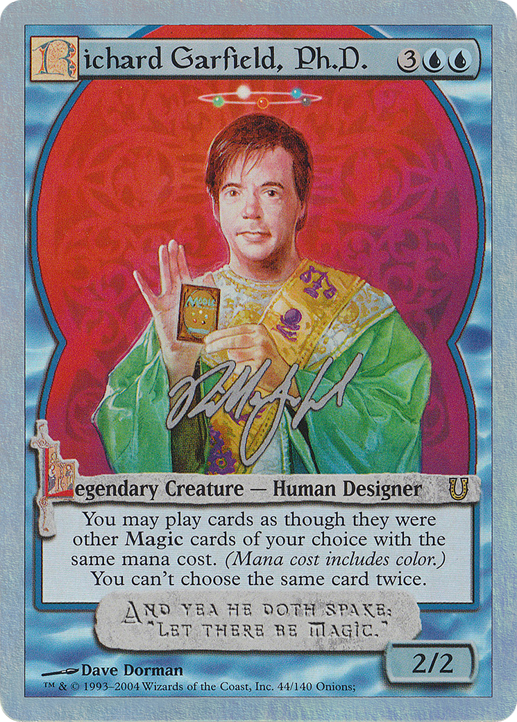 Image of Richard Garfield, Ph.D. (Alternate Foil) (UNH-044) - Unhinged Foil