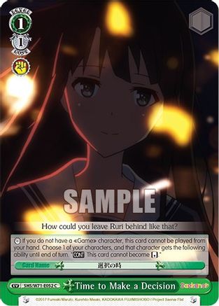 Image of Time to Make a Decision (SHS/W71-E052 C) - Saekano How to Raise a Boring Girlfriend. flat