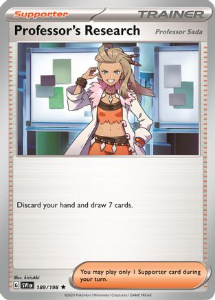 Image of Professor's Research 189/198  Deck Exclusives - Rare
