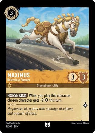 Image of Maximus - Relentless Pursuer (11/204) - The First Chapter Cold Foil
