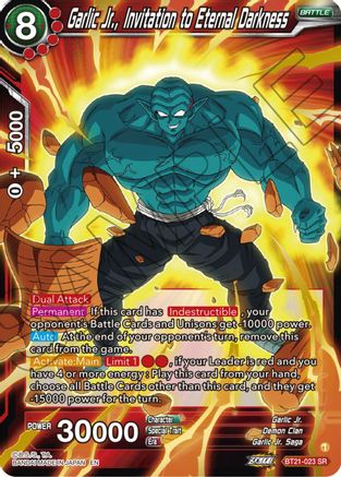 Image of Garlic Jr., Invitation to Eternal Darkness (BT21-023) - Wild Resurgence Foil