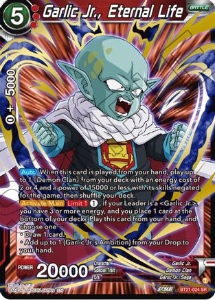 Image of Garlic Jr., Eternal Life (BT21-024) - Wild Resurgence Foil