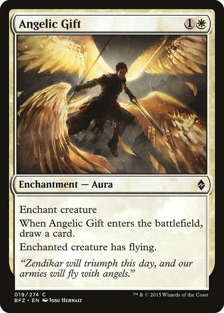 Image of Angelic Gift (BFZ-019) - Battle for Zendikar Foil