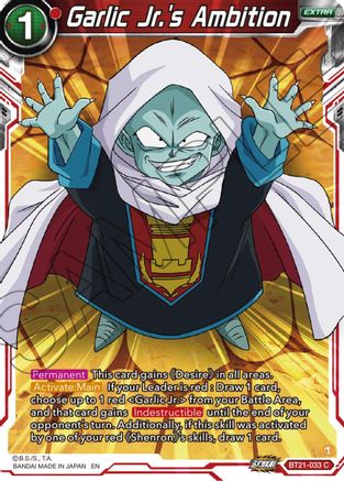 Image of Garlic Jr.'s Ambition (BT21-033) - Wild Resurgence Foil