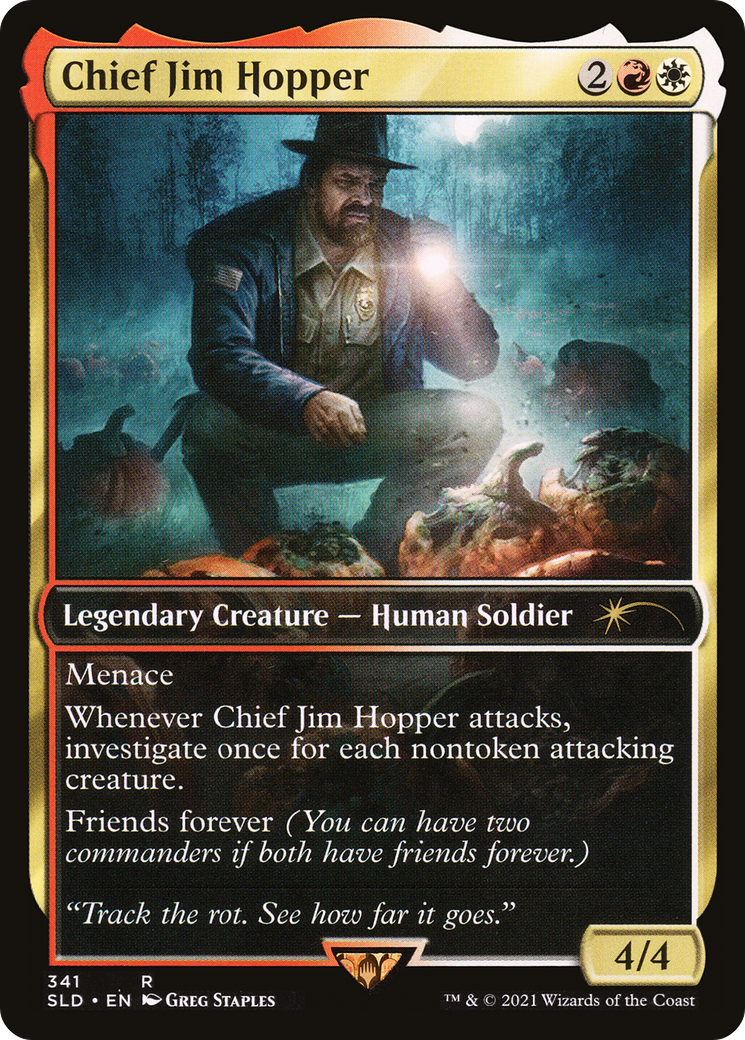 Image of Chief Jim Hopper (SLD-341) - Secret Lair Drop / Chief Jim Hopper