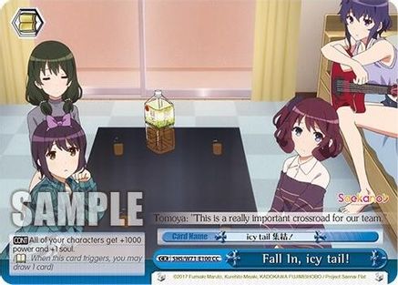 Image of Fall In, icy tail! (SHS/W71-E100 CC) - Saekano How to Raise a Boring Girlfriend. flat